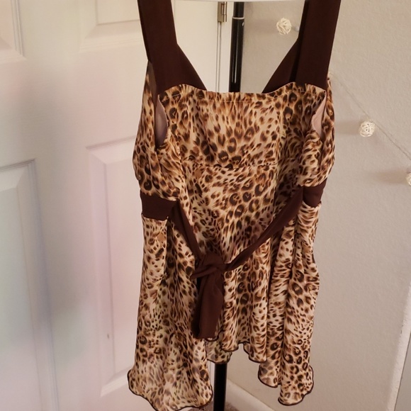 Vintage No Boundaries Leopard Tank top - Picture 3 of 4